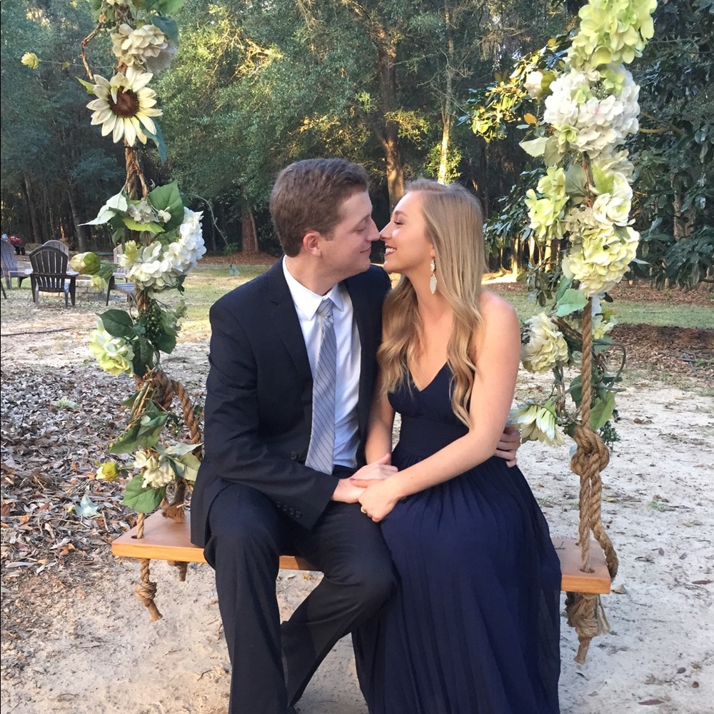 Lulus Navy Maxi Dress